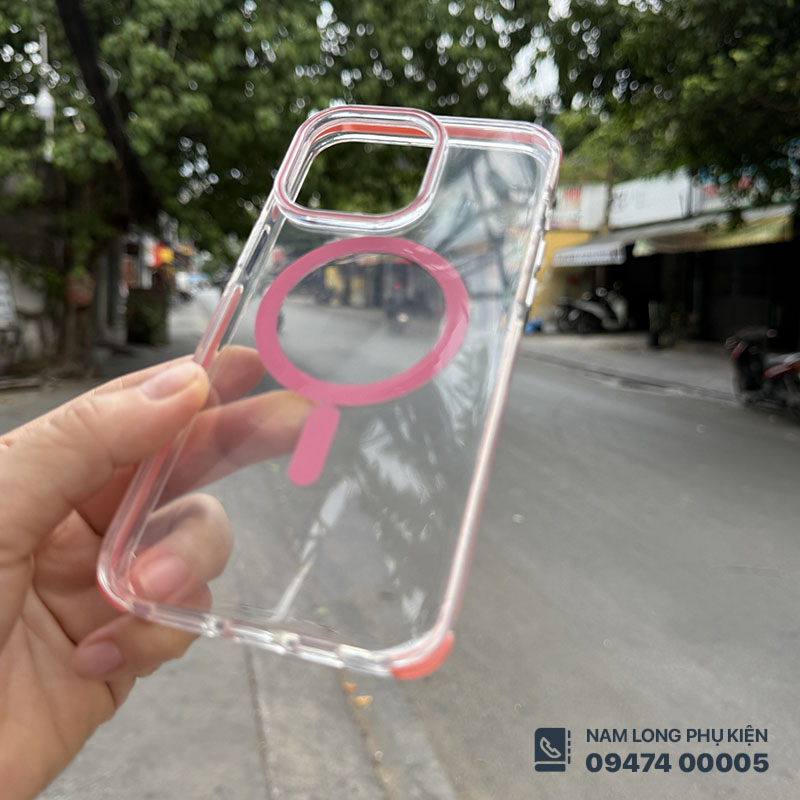 op lung iphone 15 pro max mau hong