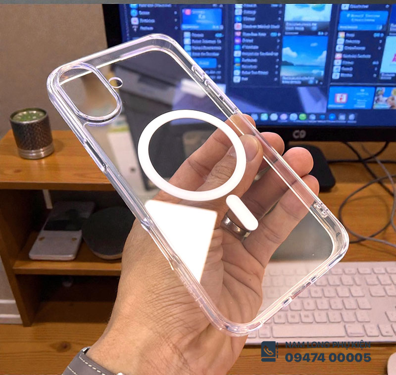 op lung iphone 16 plus trong suot