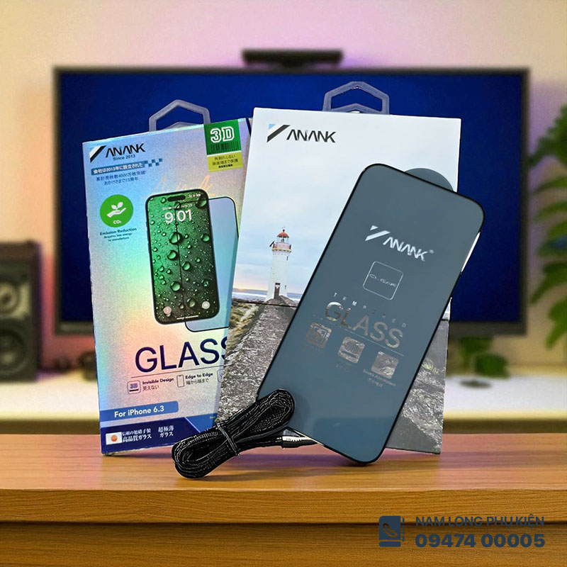 Cường lực iPhone 17 pro max full man