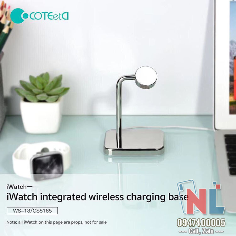 sạc iwatch coteetci wireless charging