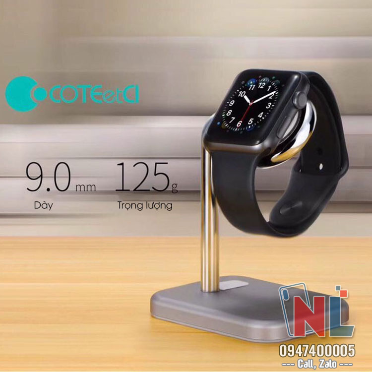 sạc iwatch coteetci wireless charging 0.35A