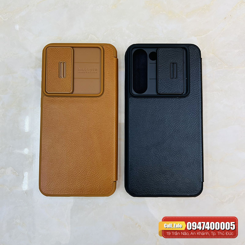 Bao da Galaxy S23 Plus Nillkin Qin chính hãng