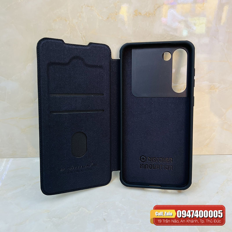 Bao da Galaxy S23 Plus Nillkin Qin chính hãng
