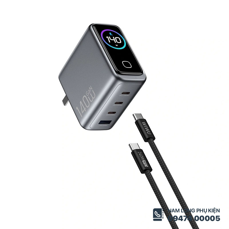 Bộ sạc 140W GAN WiWU Voyager CHG200