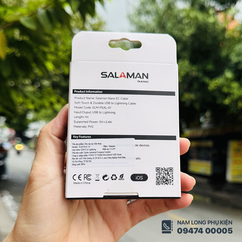 Cáp sạc iPhone Lightning Salaman