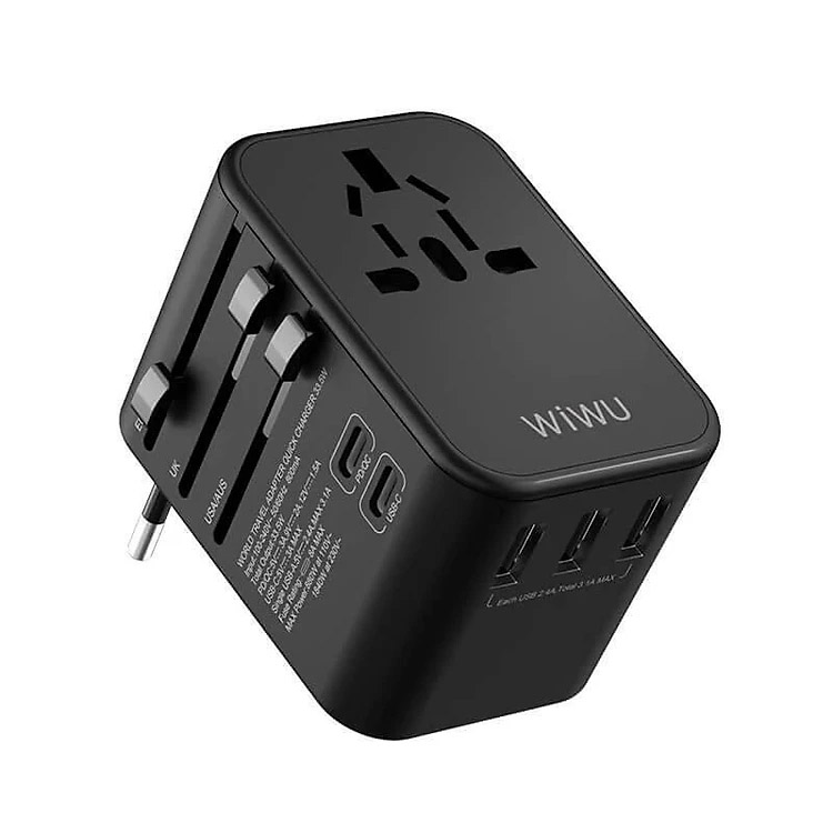 Cốc sạc du lịch đa năng WiWU UA303 35.5W