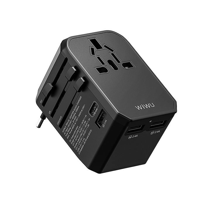 Cốc sạc du lịch đa năng WiWU UA304 45W 4in1