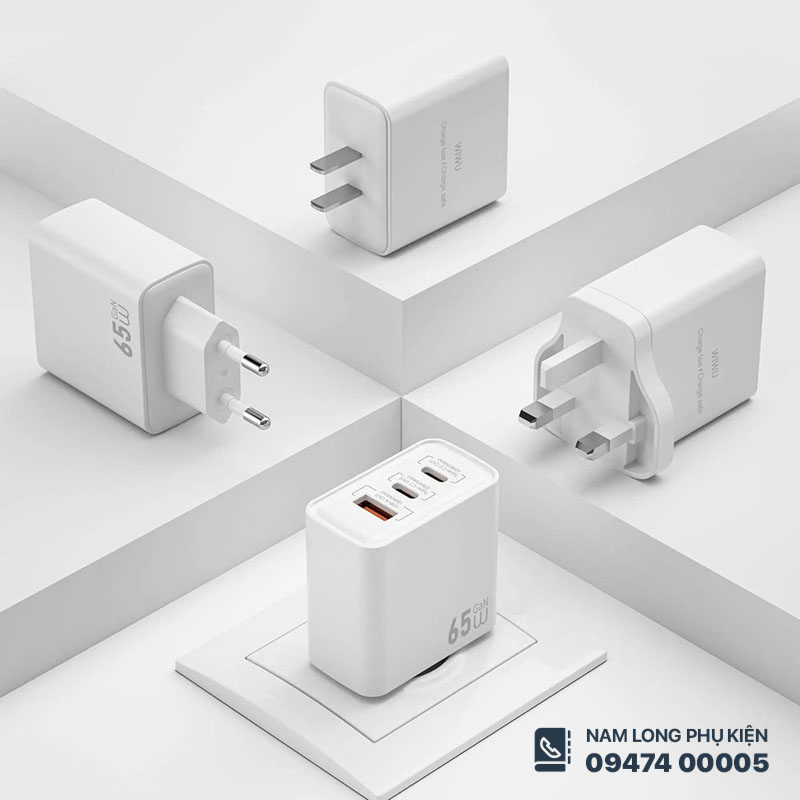 Củ sạc 65W WiWU Essen Gan Fast Charger