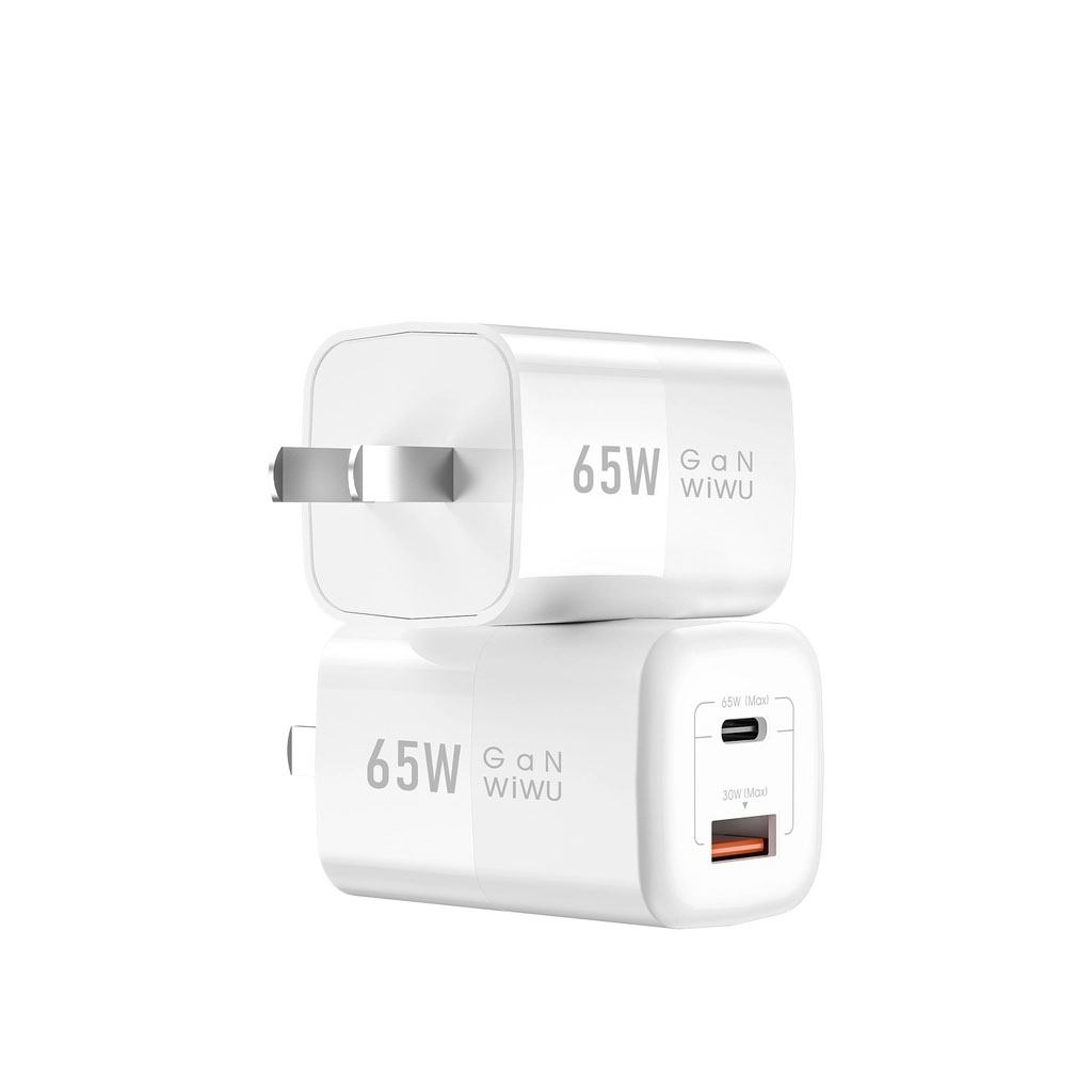 Củ sạc nhanh GaN 65W WiWU PD + QC Fast Charger