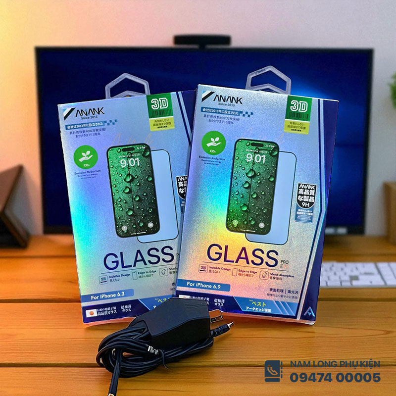 Cường lực iPhone Anank 3D full màn hình