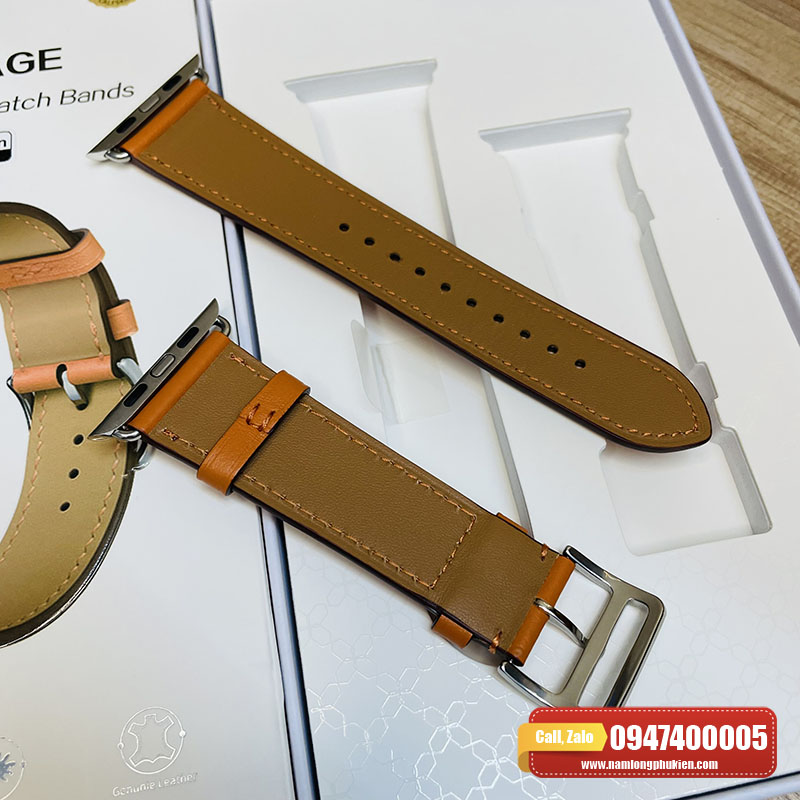Dây đồng hồ Apple Watch Wiwu Attelage Leather