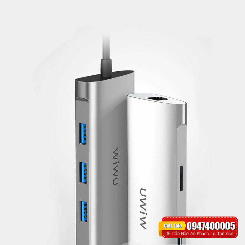 Hub chuyển đổi WiWu Alpha 6in1 A631STR