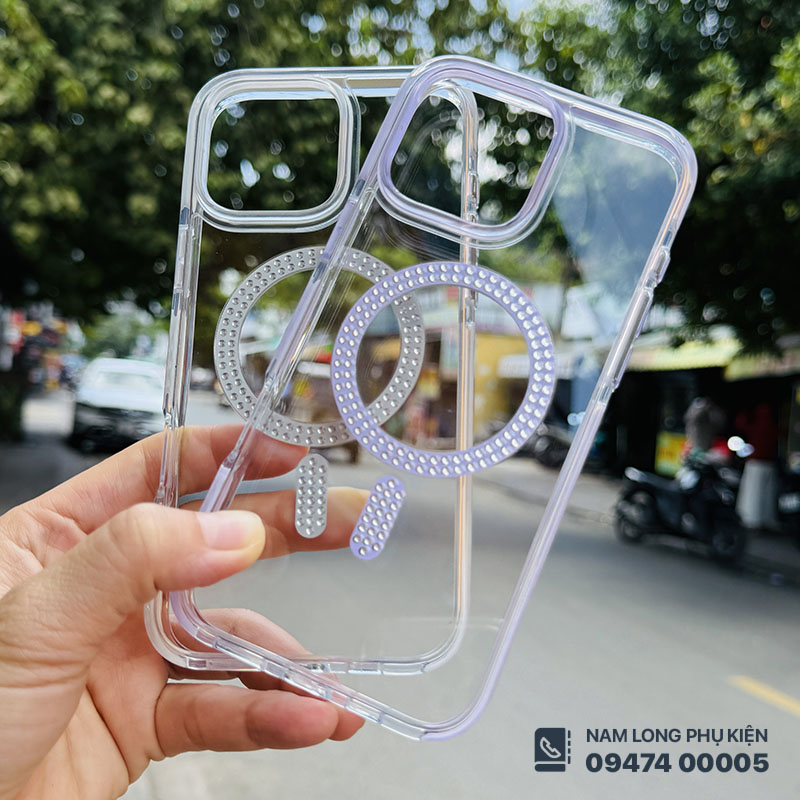 Ốp lưng iPhone 16 Pro Max Filada đính đá
