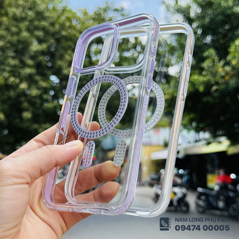 Ốp lưng iPhone 16 Pro Max Filada đính đá