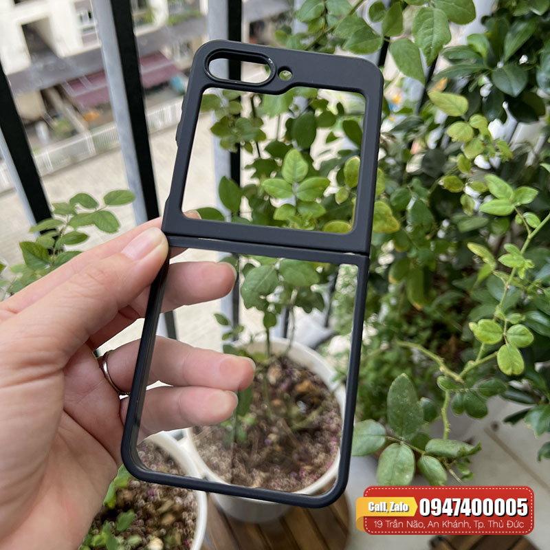 Ốp lưng Galaxy Z Flip 5 Likgus trong viền màu