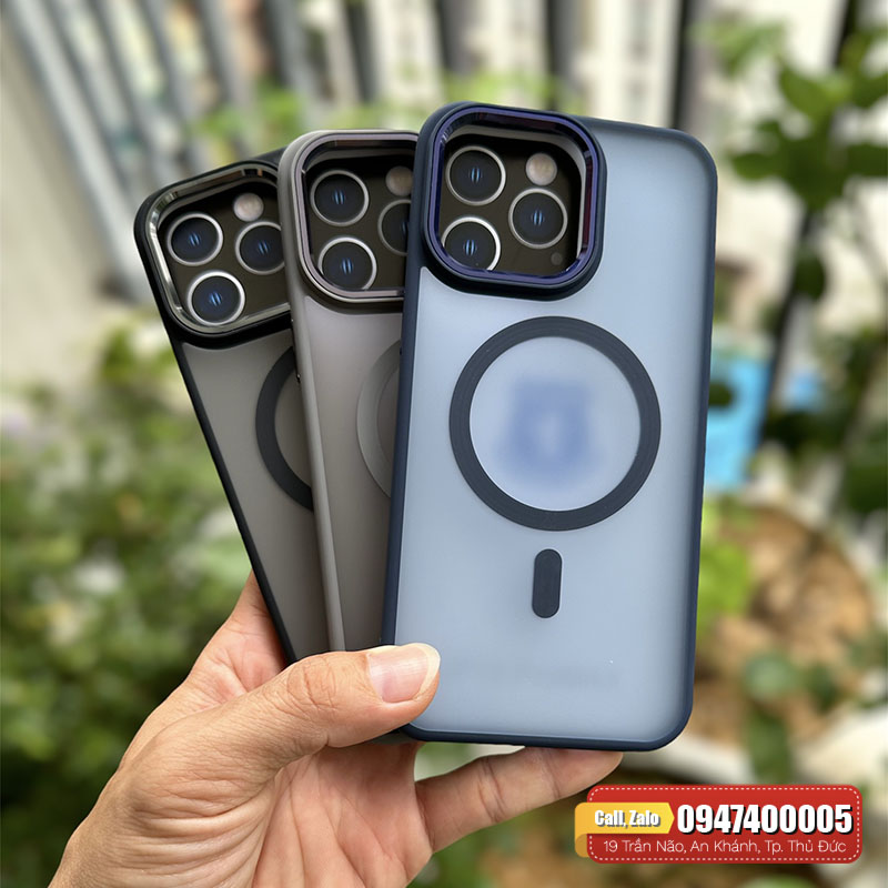 Ốp lưng iPhone 15 Pro Max FILADA Magsafe lưng nhám