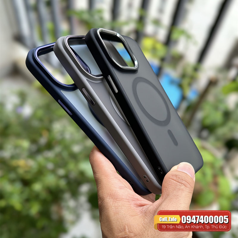 Ốp lưng iPhone 15 Pro Max FILADA Magsafe lưng nhám