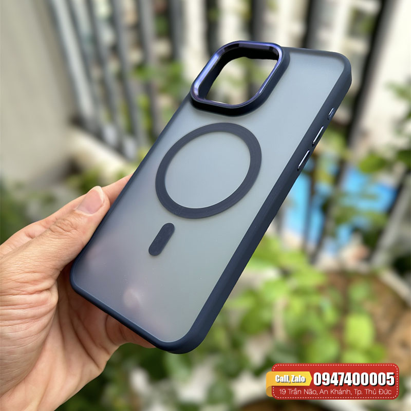 Ốp lưng iPhone 15 Pro Max FILADA Magsafe lưng nhám