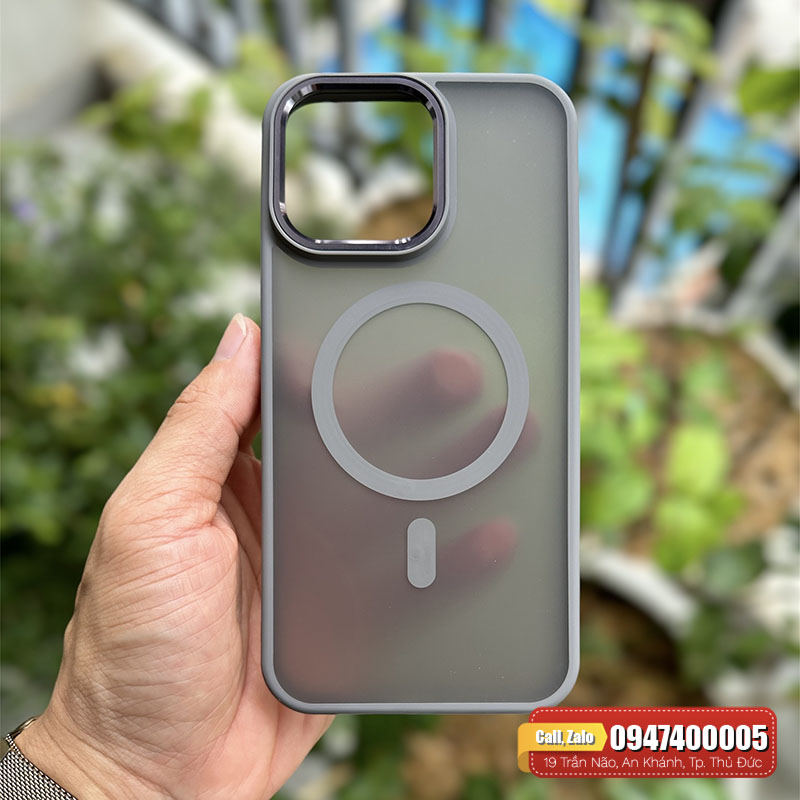 Ốp lưng iPhone 15 Pro Max FILADA Magsafe lưng nhám