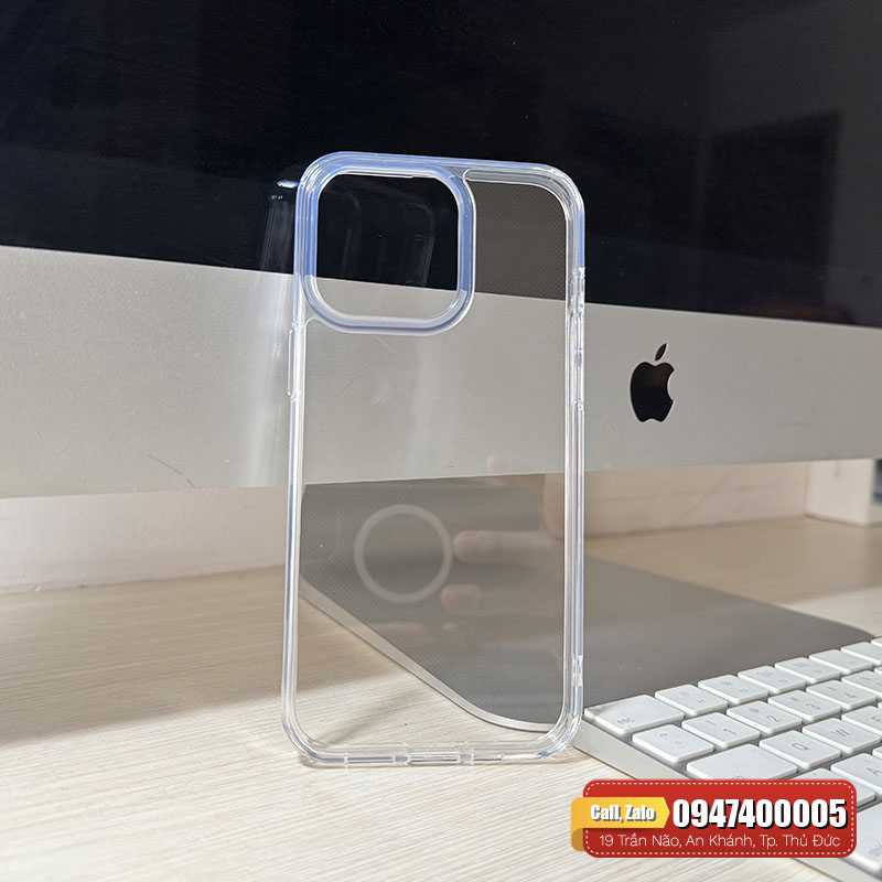 Ốp lưng iPhone 15 Pro Max Likgus PU viền mềm