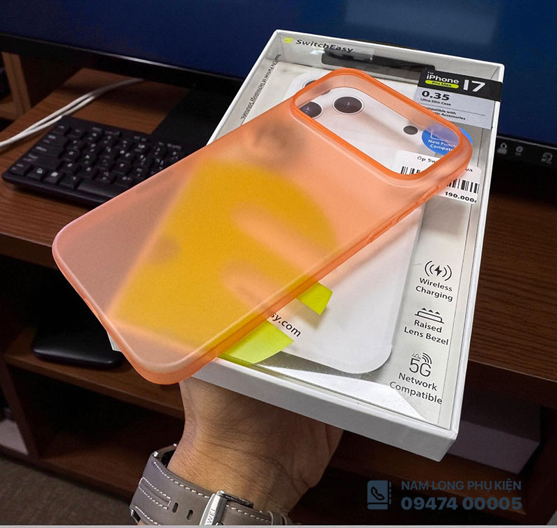 Ốp lưng iPhone 17 Pro Switcheasy siêu mỏng