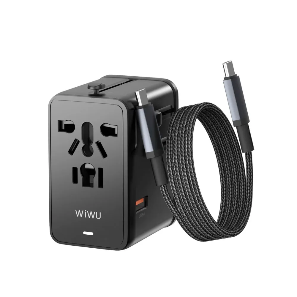 Củ sạc du lịch đa năng 45W kèm cáp WiWU UA014