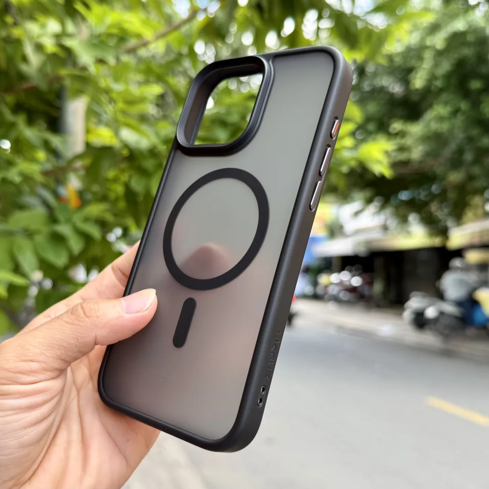 Ốp lưng iPhone 16 Pro Max Likgus lưng nhám Magsafe
