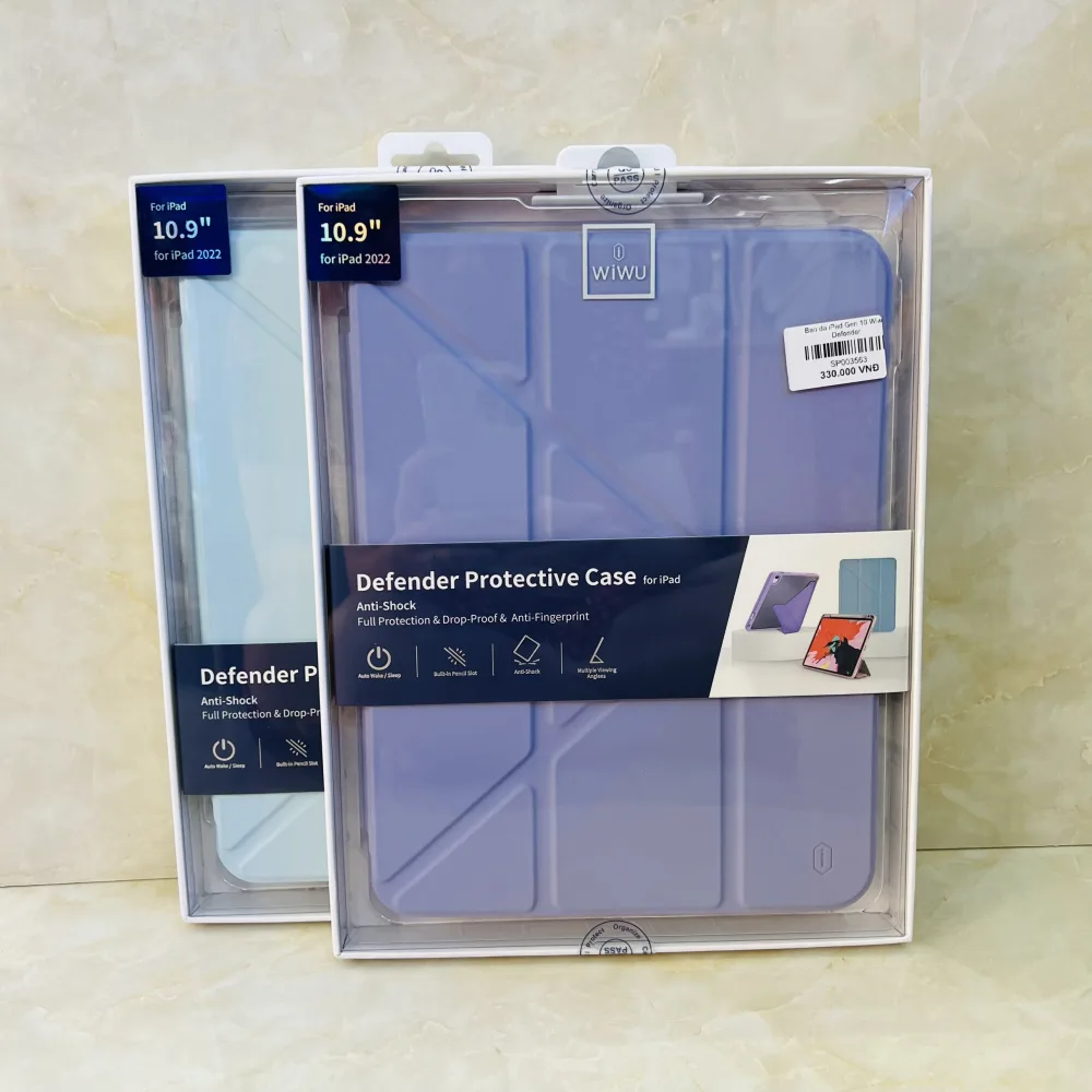 Bao da iPad Gen 10 10.9 Wiwu Defender chính hãng