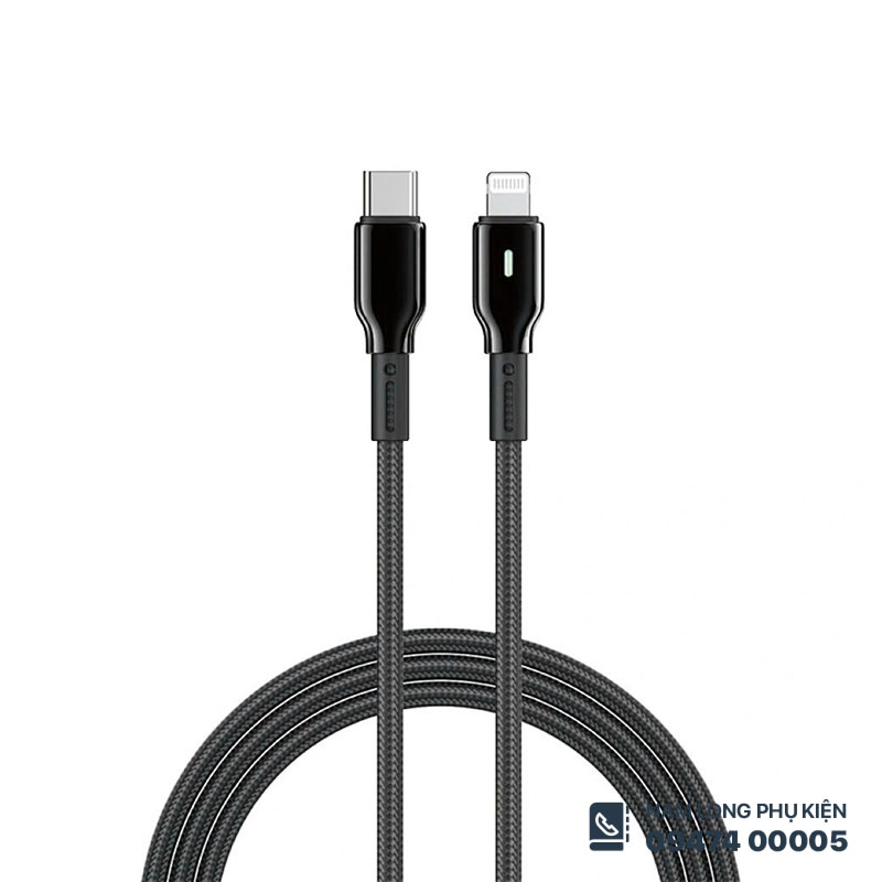 Cáp sạc Lightning 27W WiWU Drualink C076