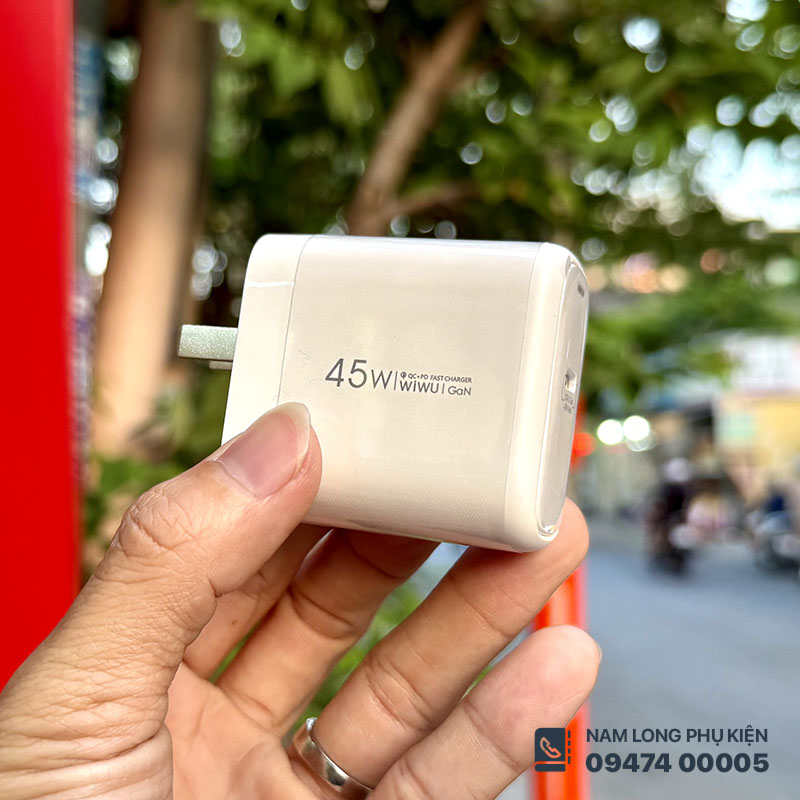 Củ sạc nhanh 45W WiWU Ark GaN U035