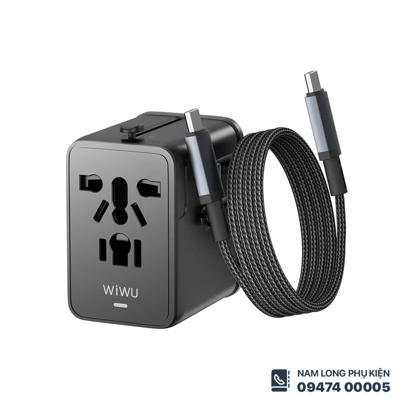 Củ sạc du lịch đa năng 20W kèm cáp WiWU UA013