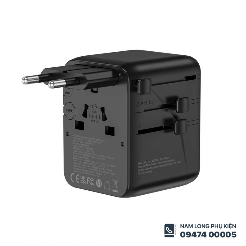 Củ sạc du lịch WIWU Warrior 25W UA011