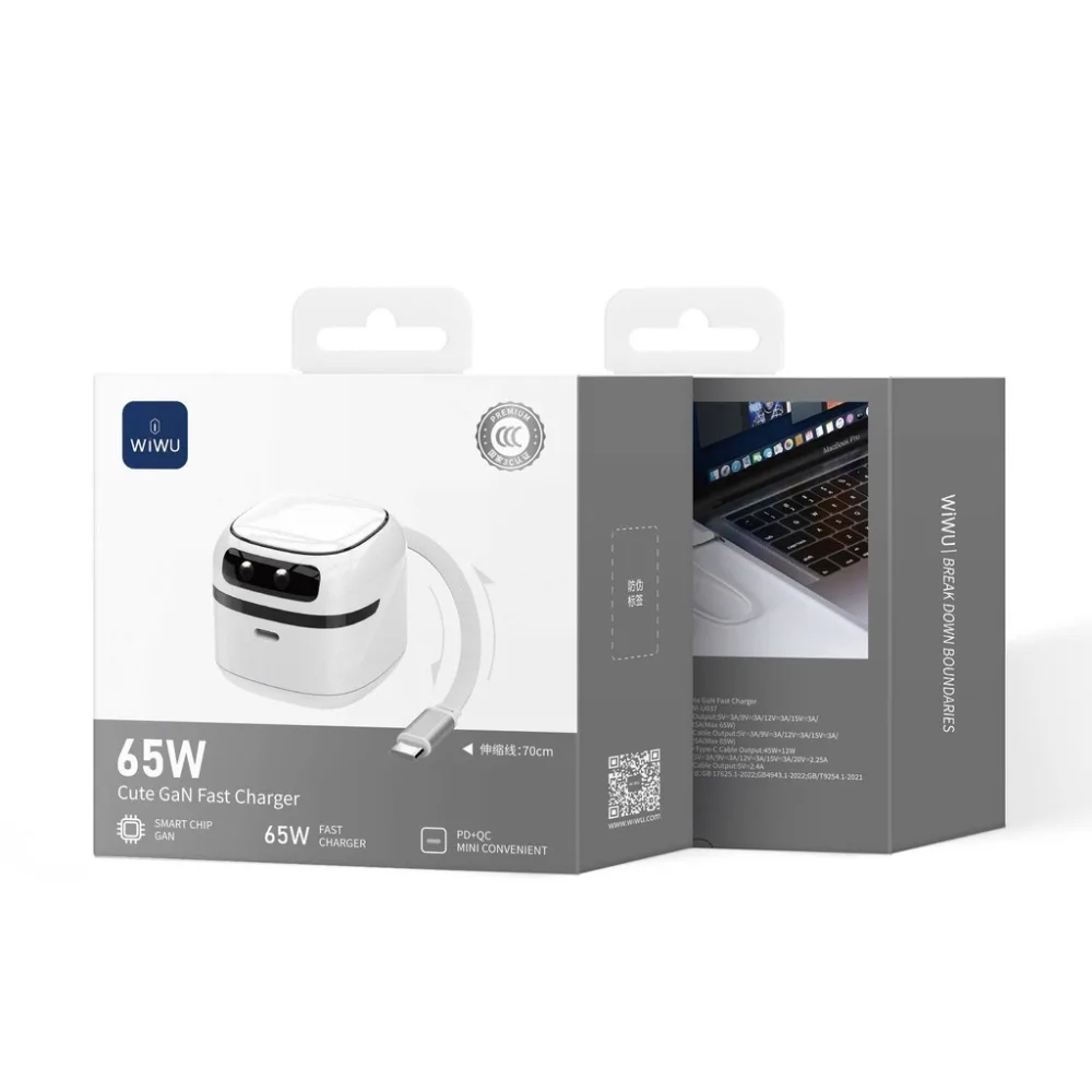 Củ sạc WiWU Cute 65W U037 kèm dây