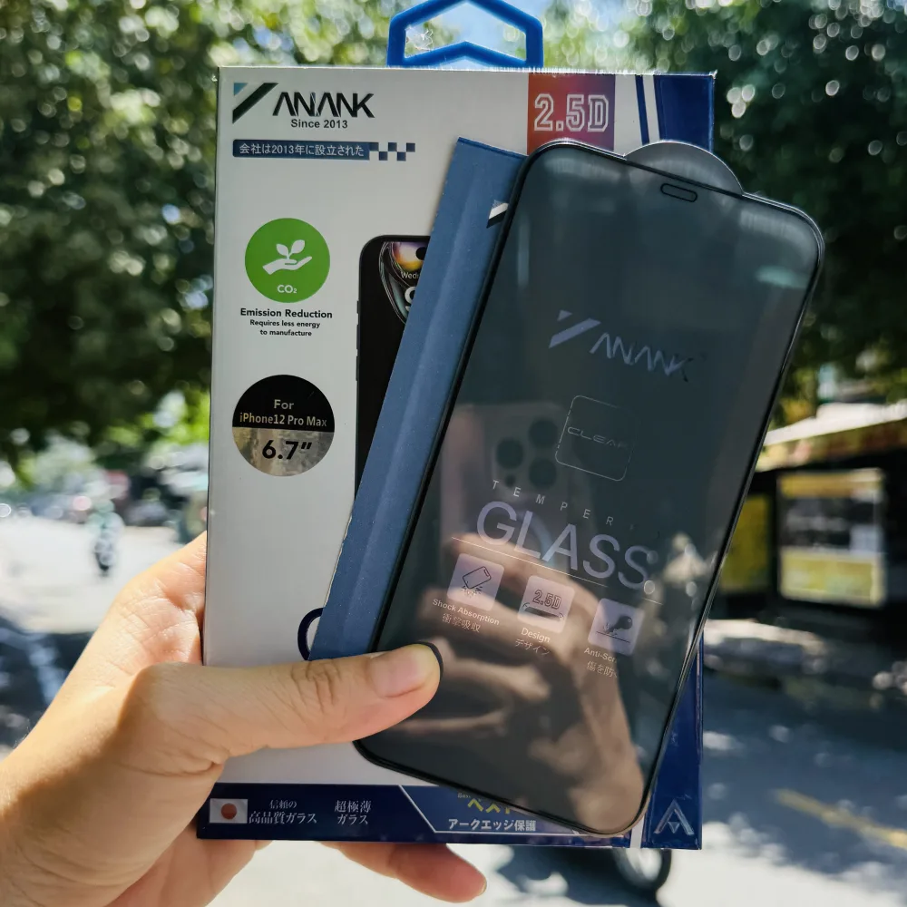 Cường lực iPhone 12 Pro Max ANANK 2.5D Nhật Bản