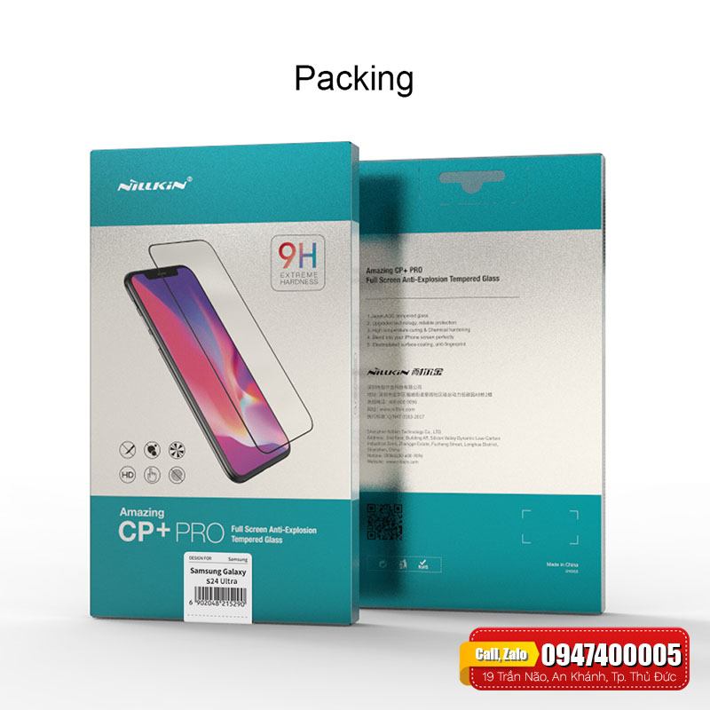 Cường lực Galaxy S24 Ultra Nillkin Cp+pro chính hãng