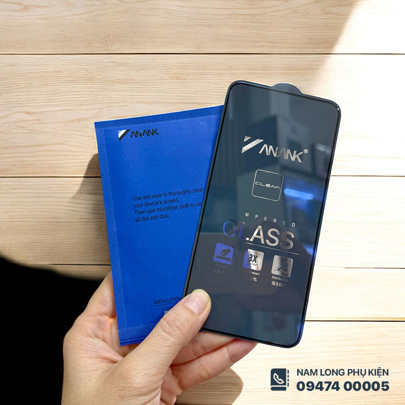 Cường lực Galaxy S25 Plus Anank 3D trong suốt