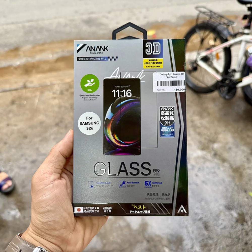 Cường lực Galaxy S26 trong suốt Anank