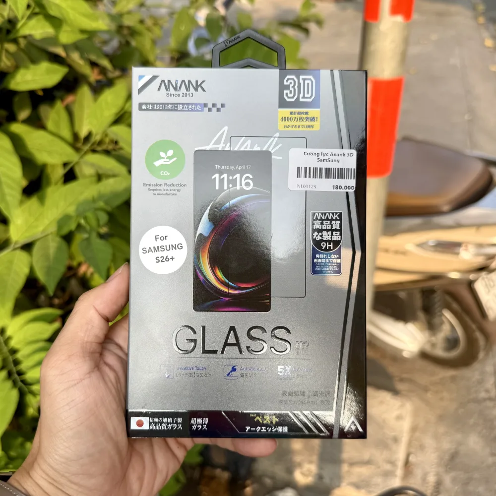 Cường lực Galaxy S26 Plus trong suốt Anank