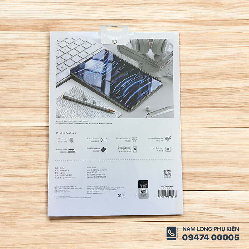 Kính cường lực iPad Air 11 inch WiWU 9H