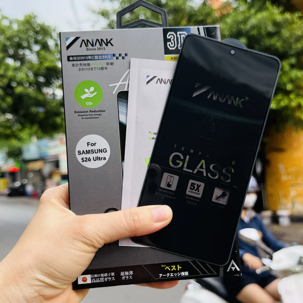 Cường lực chống nhìn trộm Galaxy S26 Ultra Anank