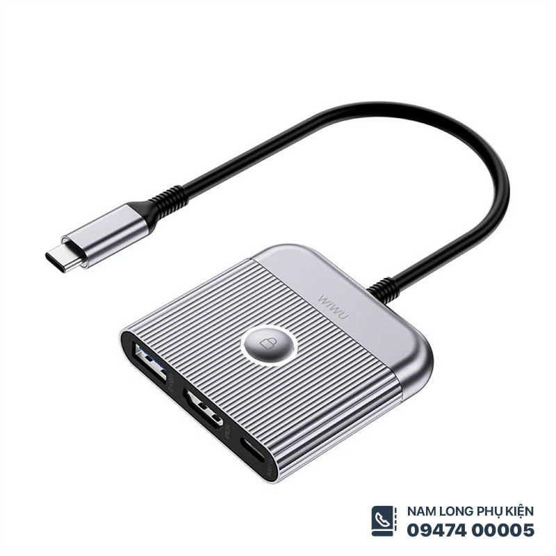 HUB 3in1 WiWU HB002 chính hãng