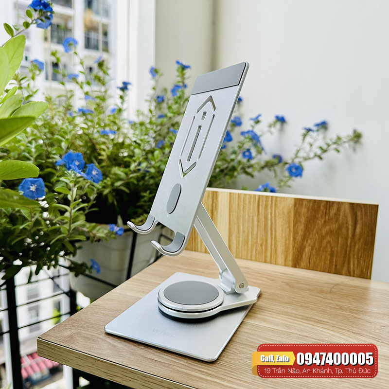 Kệ đỡ điện thoại và máy tính bảng WIWU ZM107 kim loại cao cấp