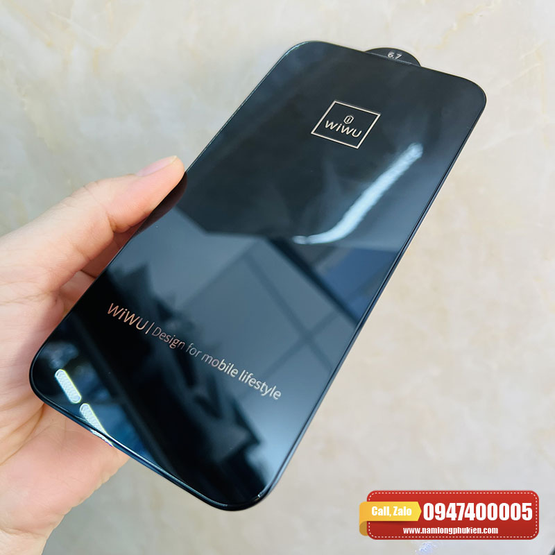 Cường lực chống nhìn trộm WiWu iPhone 14 Pro Max chính hãng