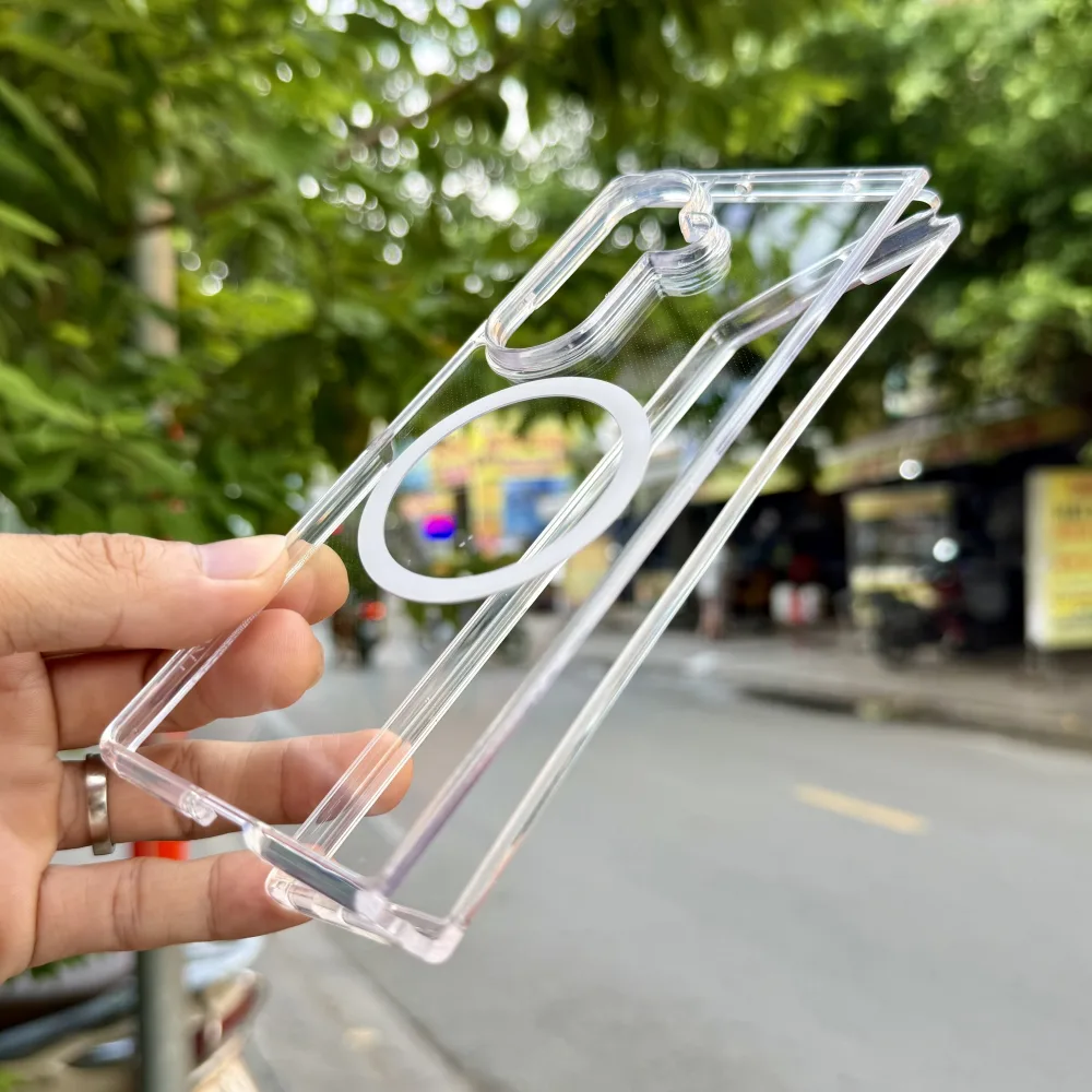 Ốp lưng Galaxy Z Fold7 Likgus trong suốt có sạc không dây