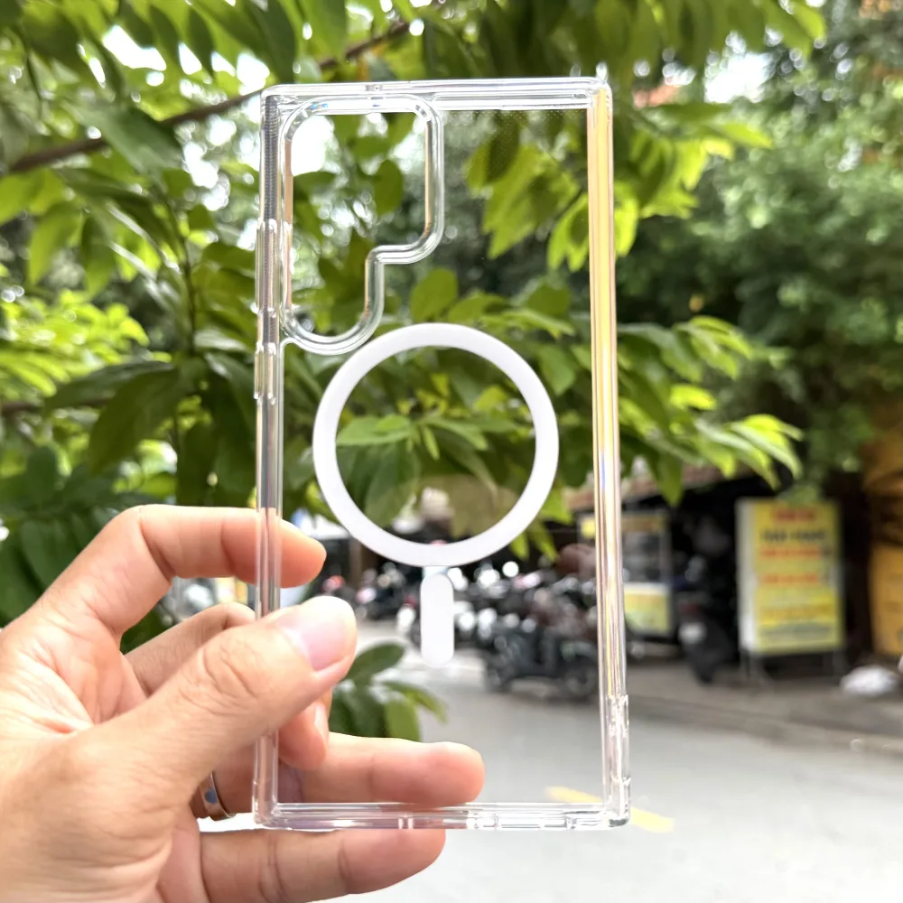 Ốp lưng Galaxy S23 Ultra Likgus Magsafe trong suốt