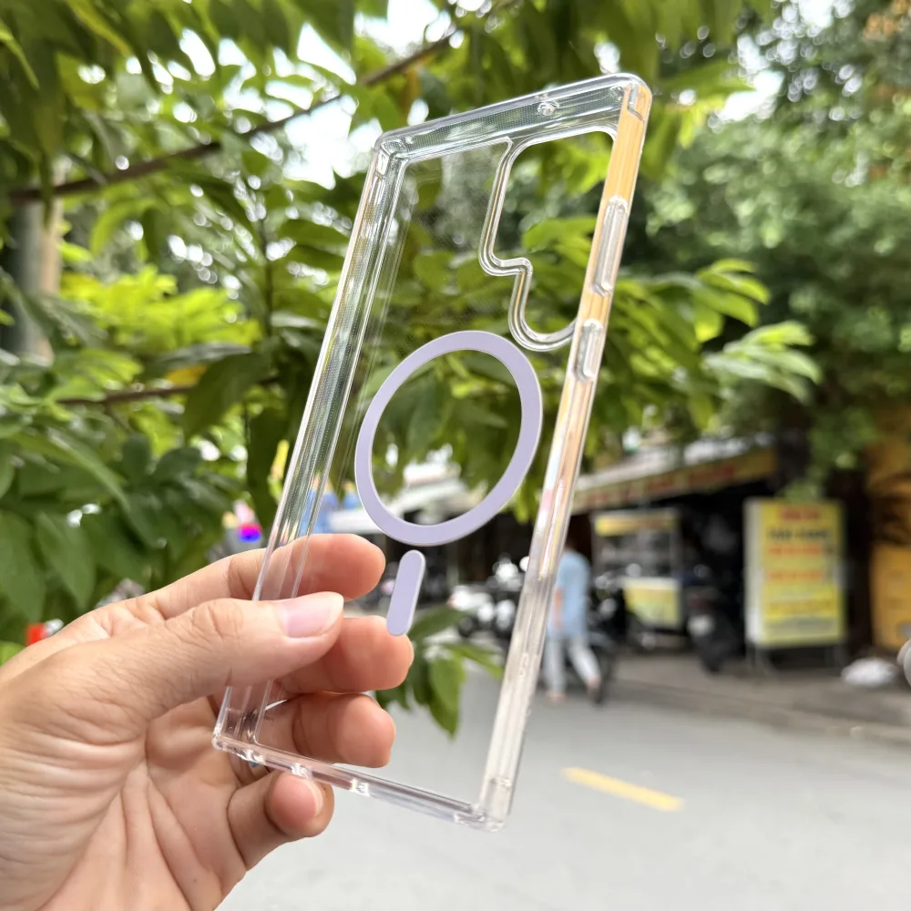 Ốp lưng Galaxy S23 Ultra Likgus Magsafe trong suốt