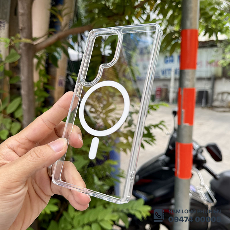 Ốp lưng Galaxy S25 Ultra trong suốt Magsafe Likgus