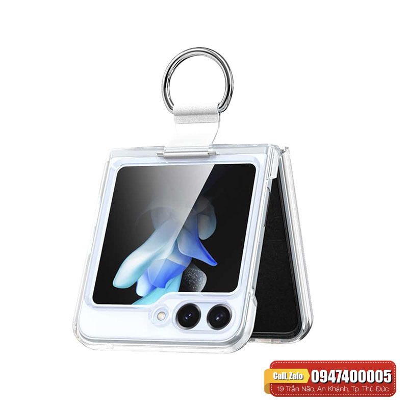 Ốp lưng Galaxy Z Flip 5 Likgus trong có ring