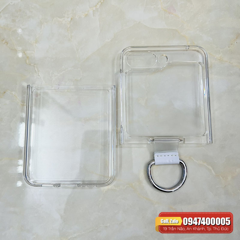 Ốp lưng Galaxy Z Flip 5 Likgus trong có ring