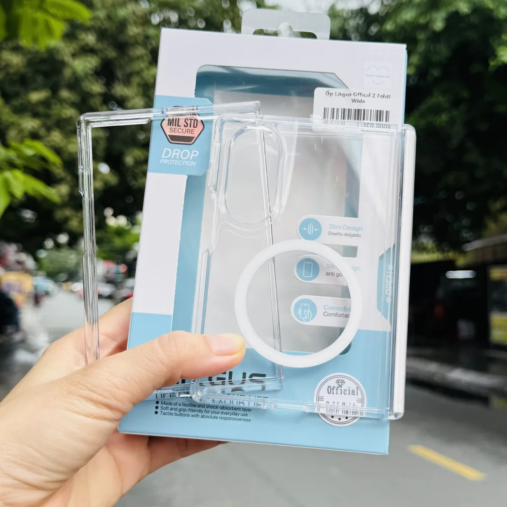 Ốp lưng Galaxy Z Fold8 Magsafe Likgus Offical trong suốt